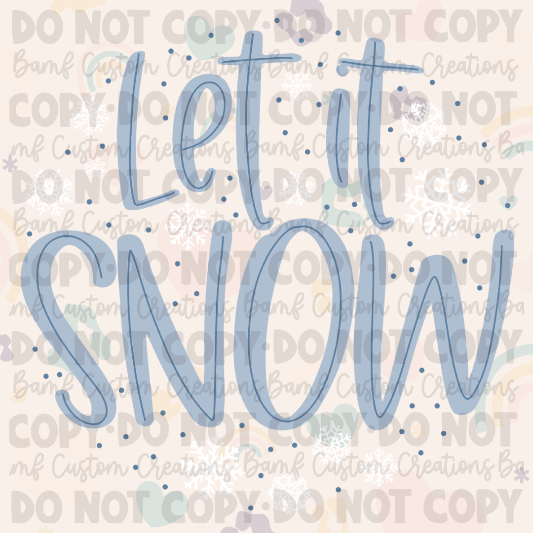 0431 | Let it Snow | Stickercal