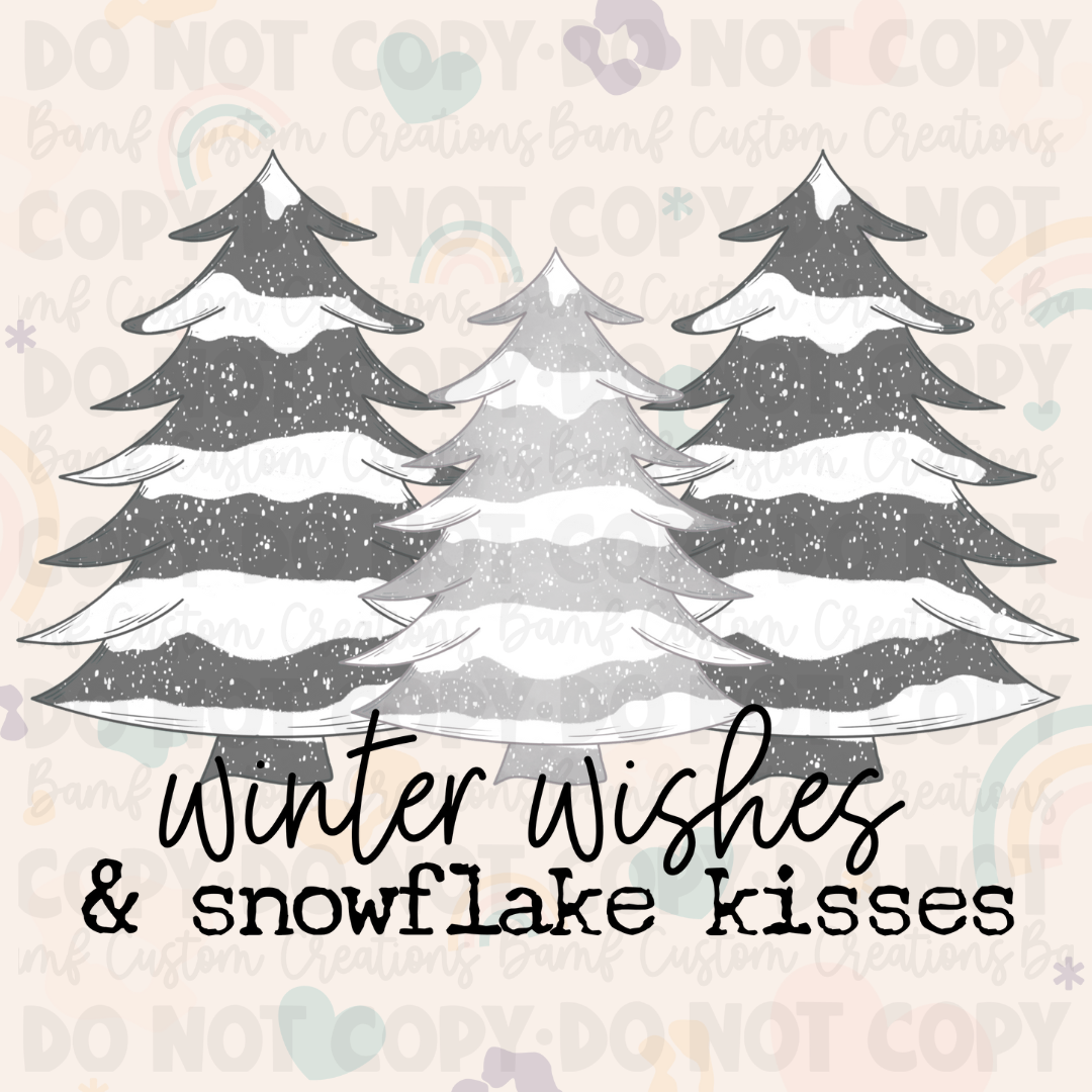 0441 | Winter Wishes & Snowflake Kisses | Stickercal