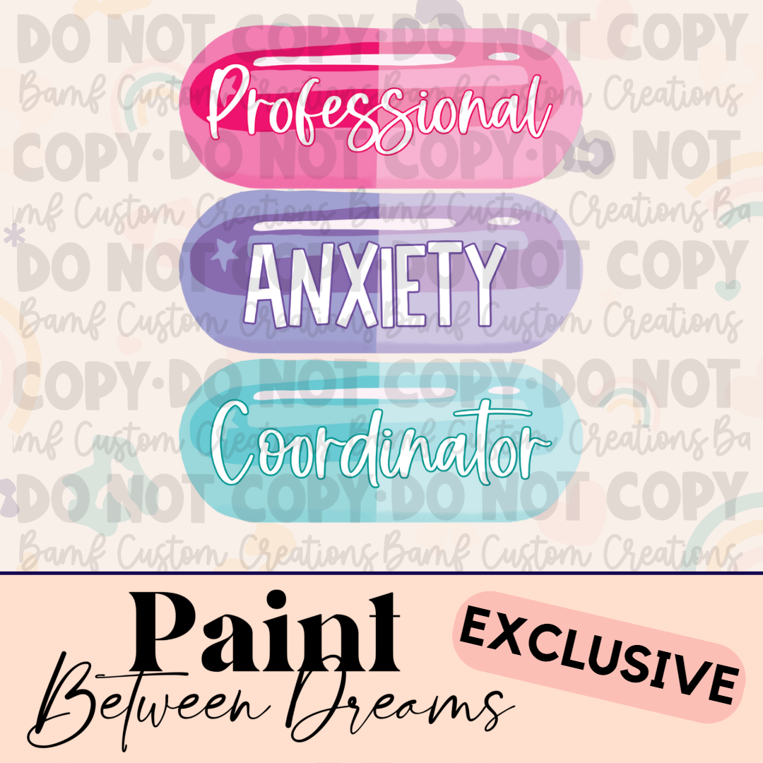 0455 | Professional Anxiety Coordinator | PBD | Stickercal