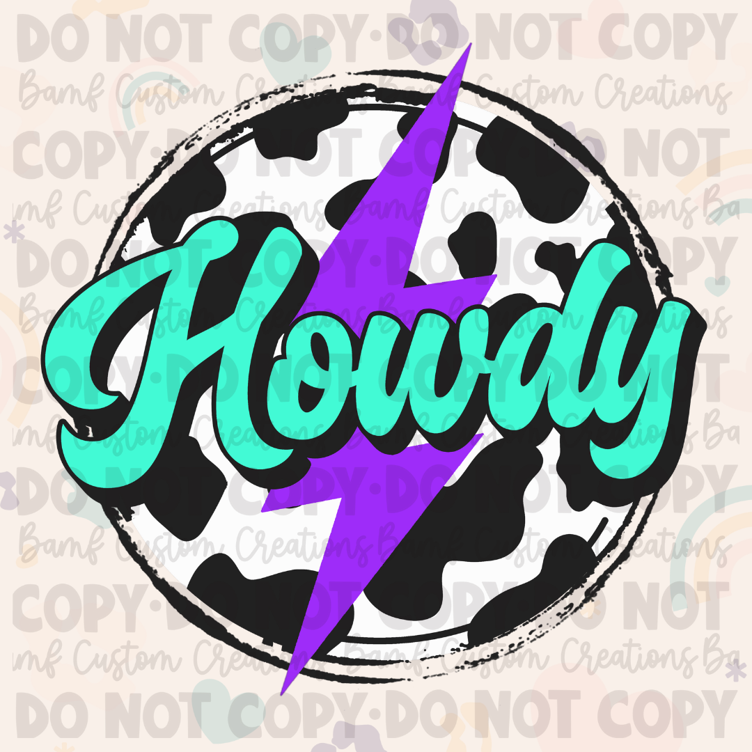 0468 | Howdy | Stickercal