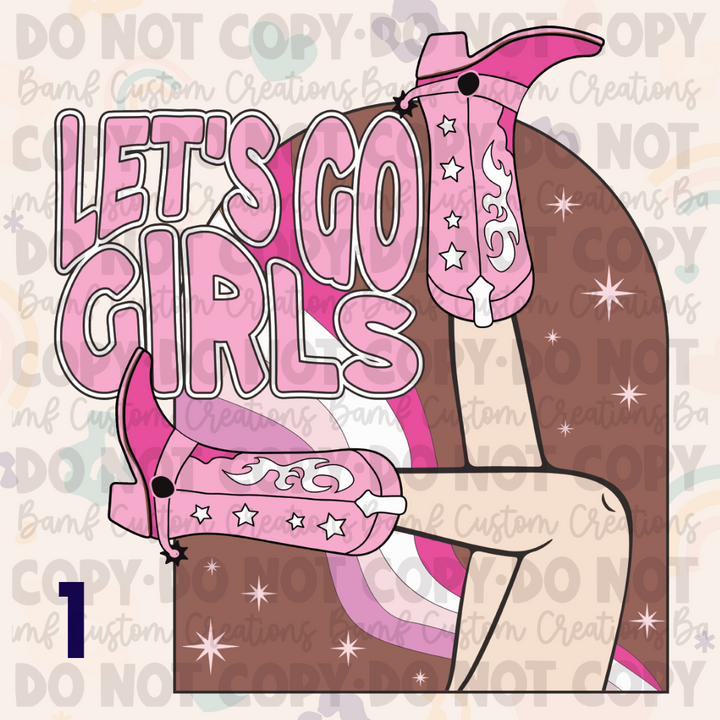 0472 | Let's Go Girls | Stickercal