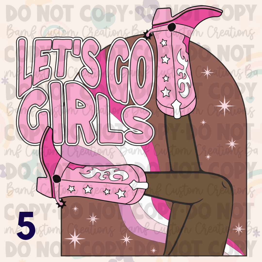 0472 | Let's Go Girls | Stickercal