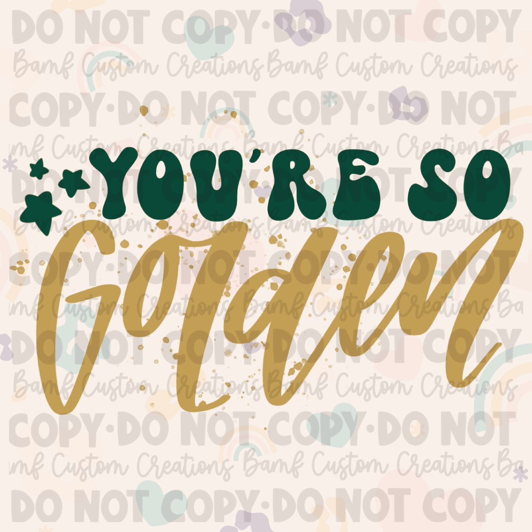 0480 | You're So Golden | Stickercal