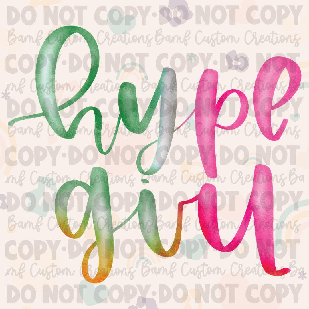 0482 | Hype Girl | Stickercal