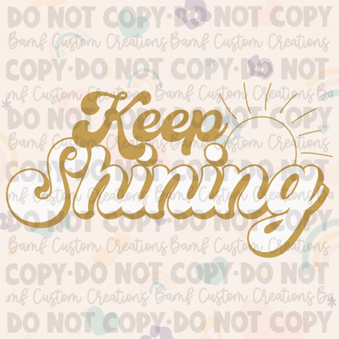 0483 | Keep Shining | Stickercal