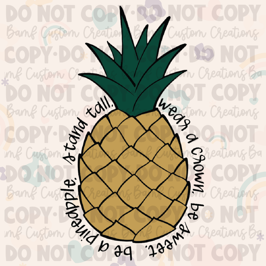 0484 | Pineapple Wisdom | Stickercal
