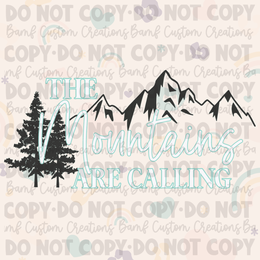 0504 | The Mountains are Calling | Stickercal