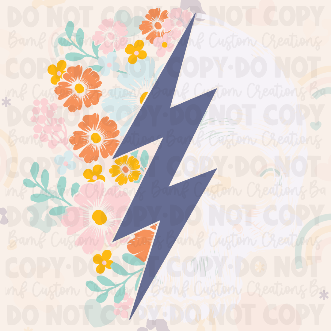 0511 | Floral Skellie | Stickercal