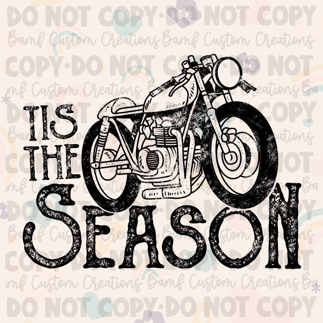 0249 | Tis the Season (Motorcycle) | Stickercal