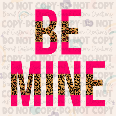 0256 | Be Mine Pink Leopard | Stickercal