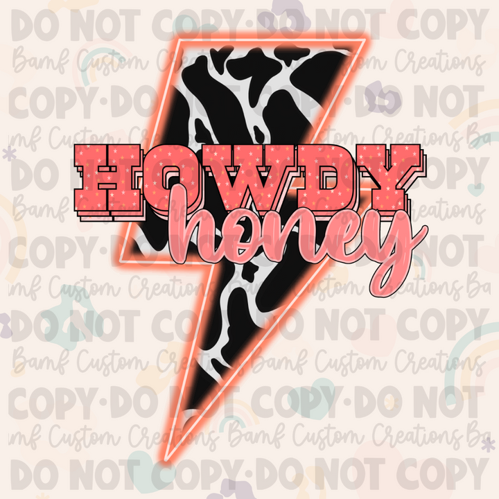 0264 | Howdy Honey | Stickercal