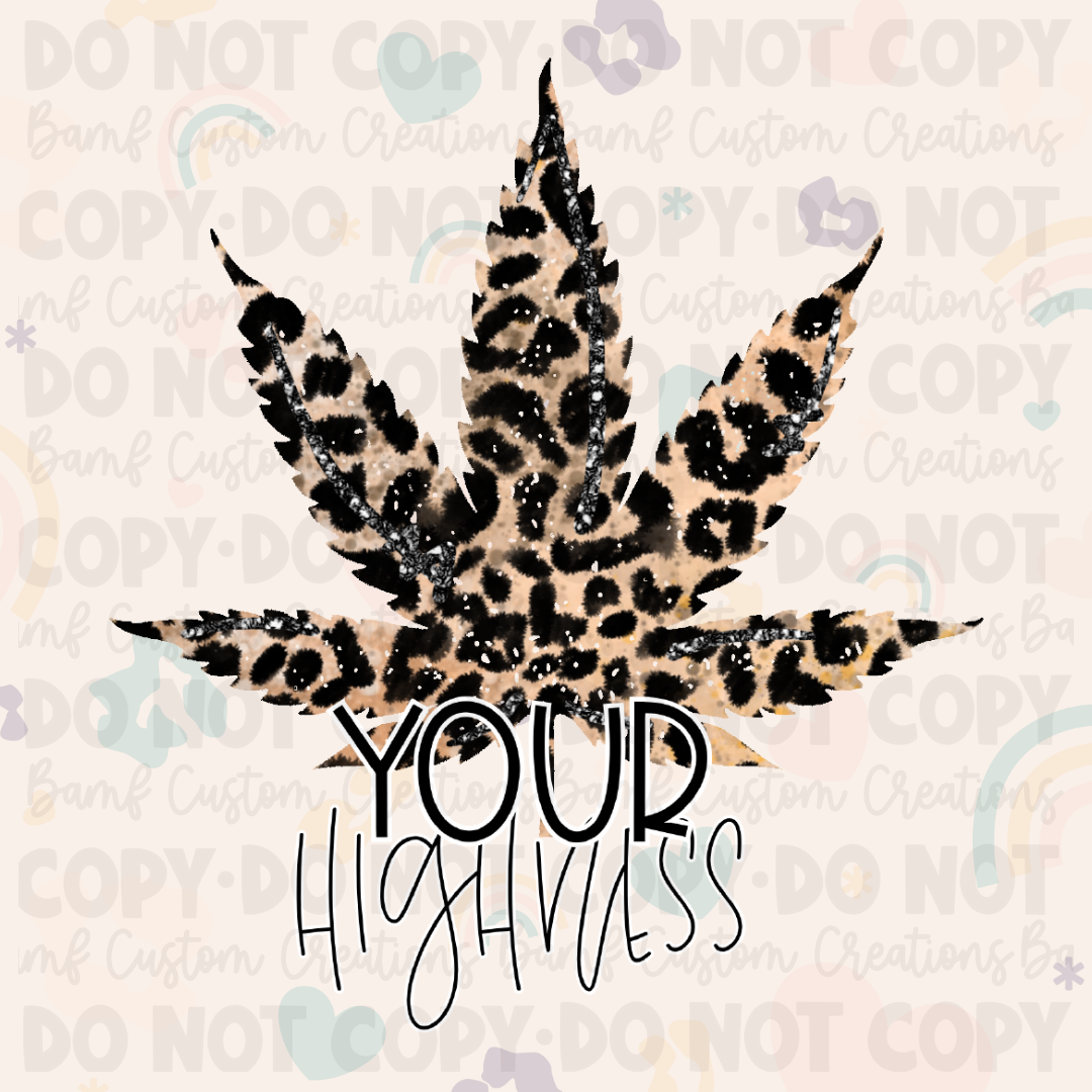 0087 | Your Highness | Leopard | Stickercal