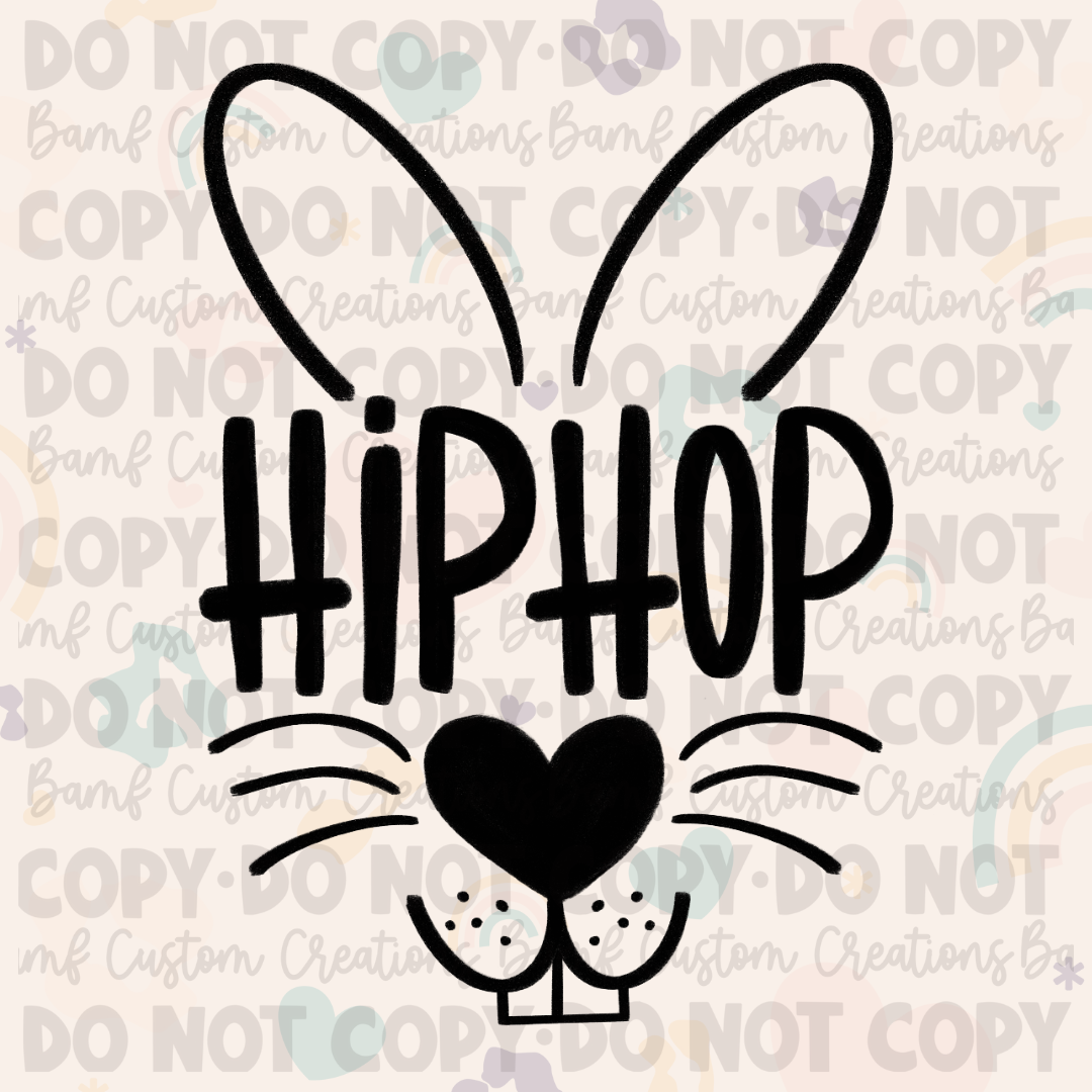 0273 | Hip Hop Bunny | Stickercal