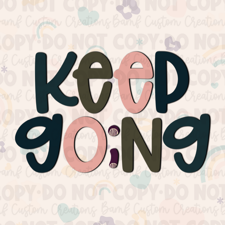 0012 | Keep Go;ng | Stickercal