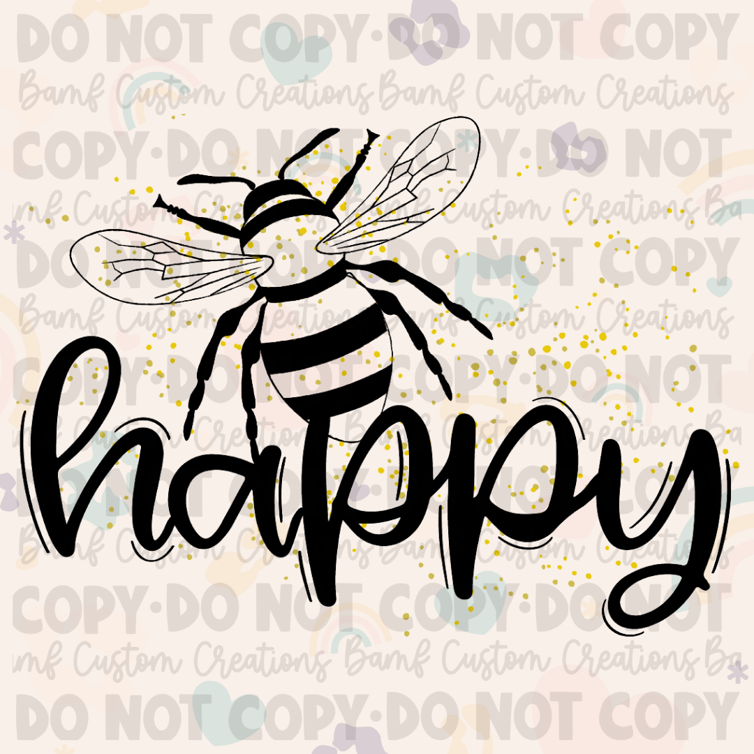 0277 | Bee Happy | Stickercal