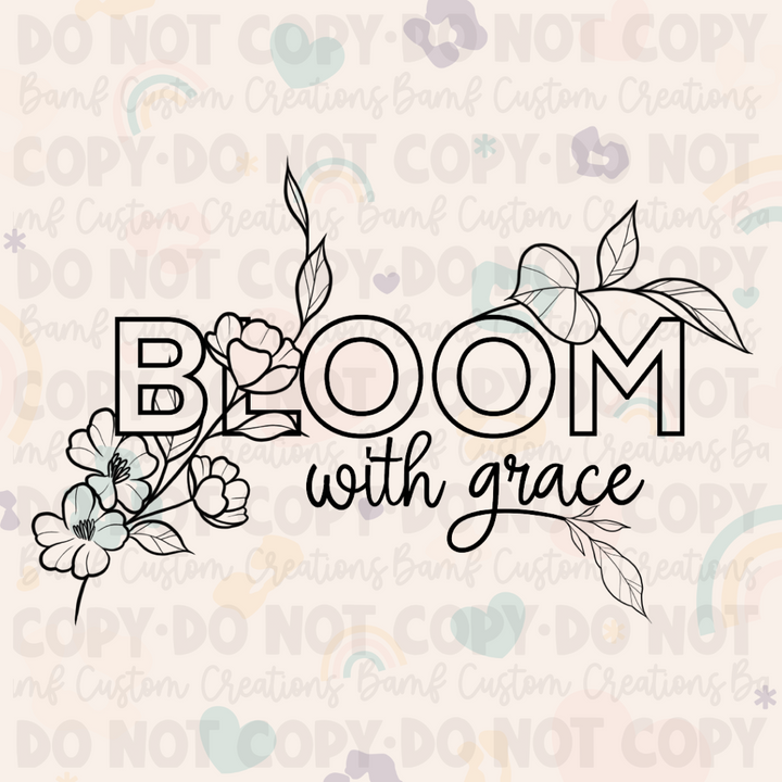 0101 | Bloom with Grace | Stickercal