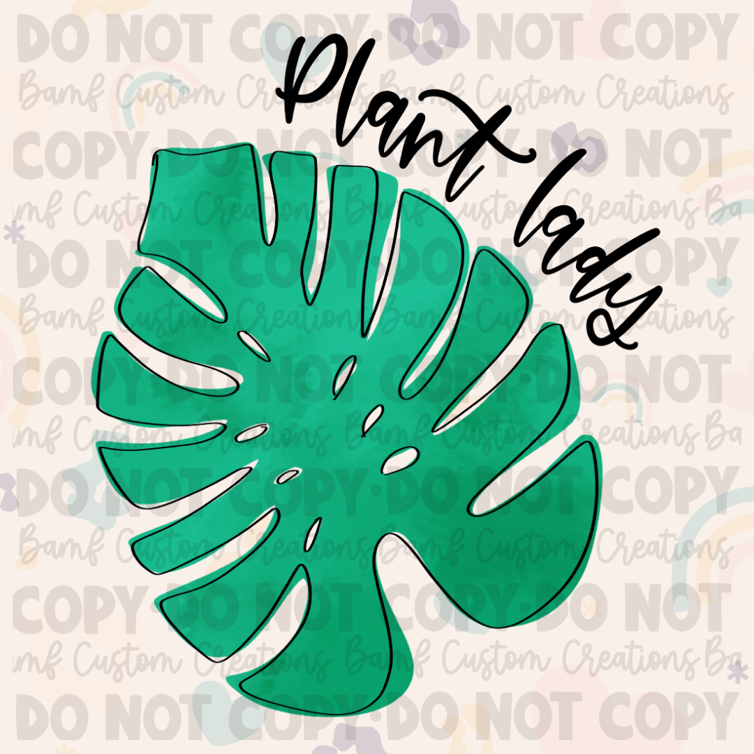 0112 | Plant Lady | Stickercal
