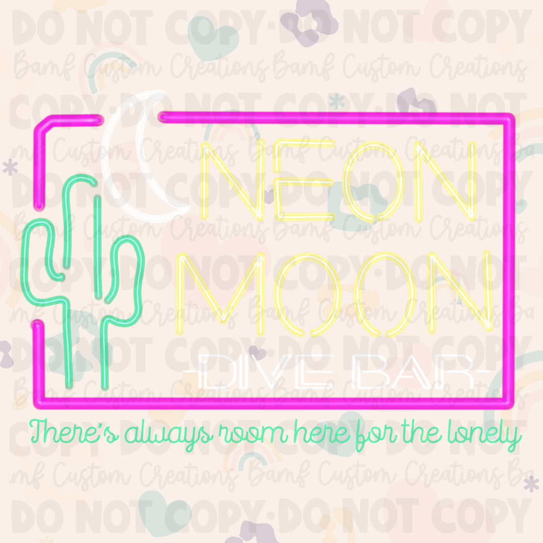 0120 | Neon Moon | Stickercal