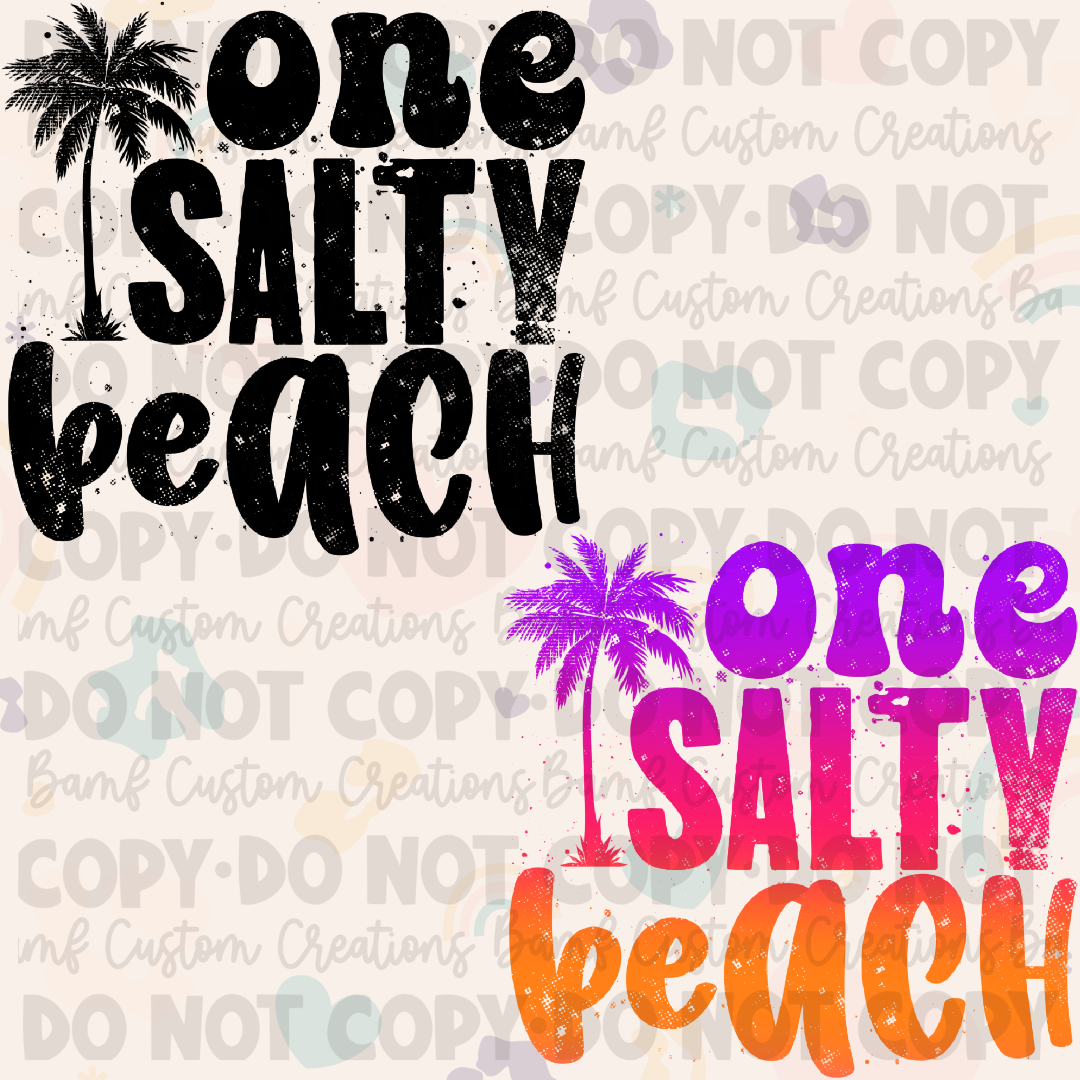0306 | One Salty Beach | Stickercal