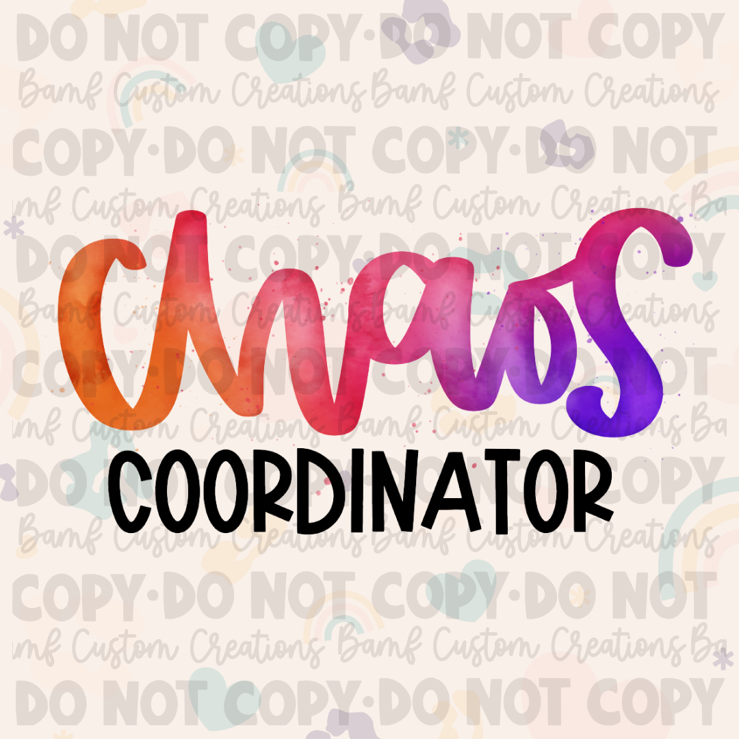0130 | Chaos Coordinator | Stickercal