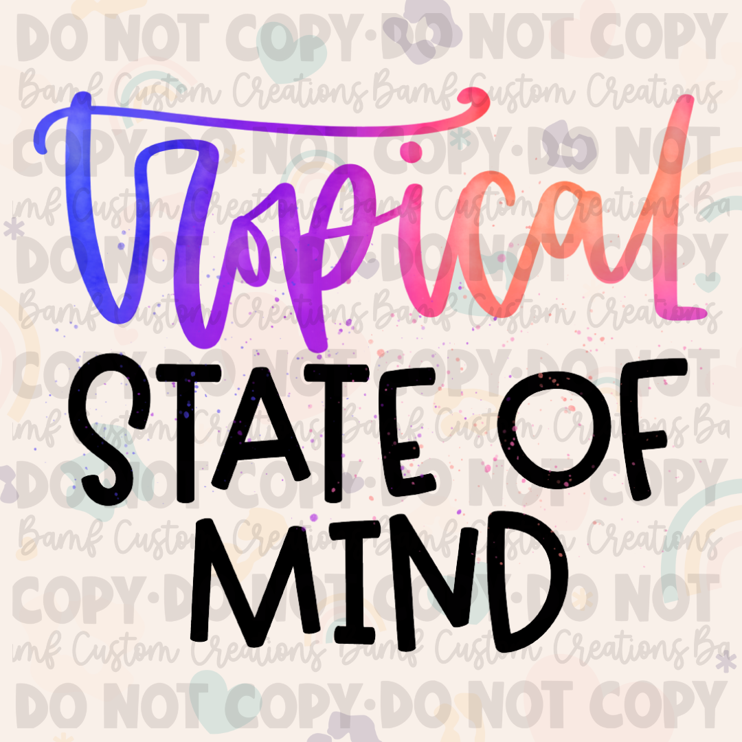 0131 | Tropical State of Mind | Stickercal