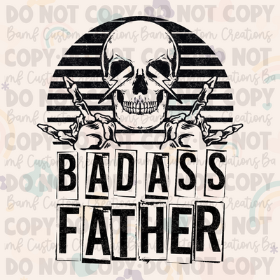 0312 | Badass Father | Stickercal
