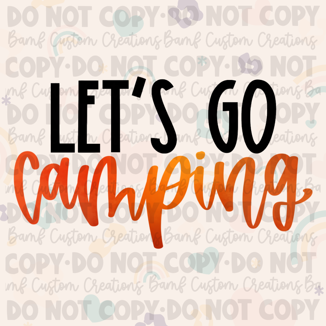 0142 | Let’s Go Camping | Stickercal