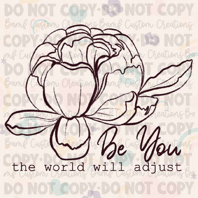 0145 | Be You - The World Will Adjust | Stickercal