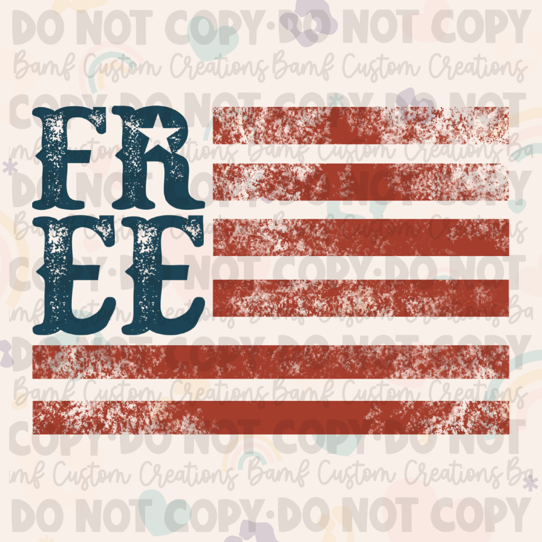 0323 | Free Flag | Stickercal