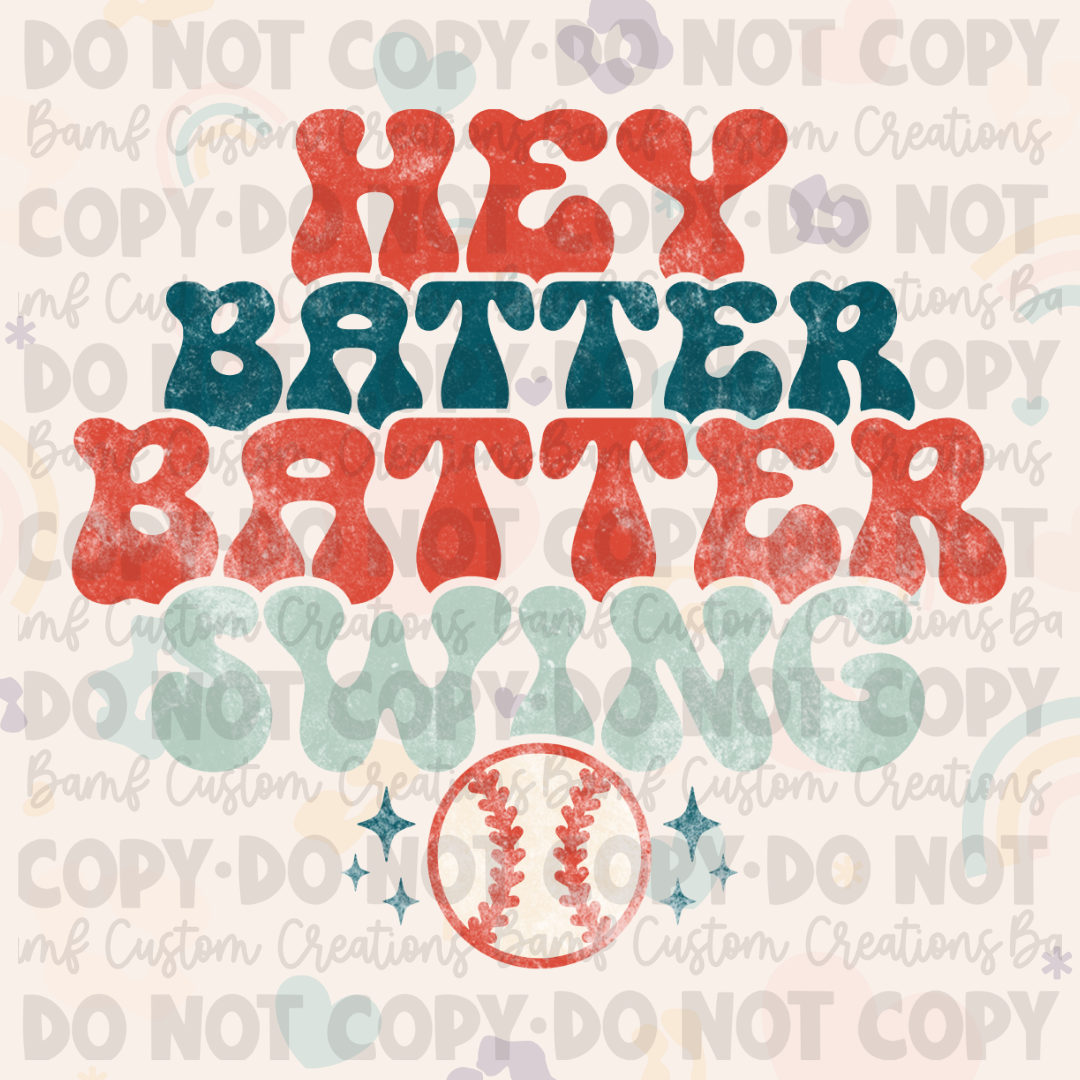 0324 | Hey Batter Batter Swing | Stickercal