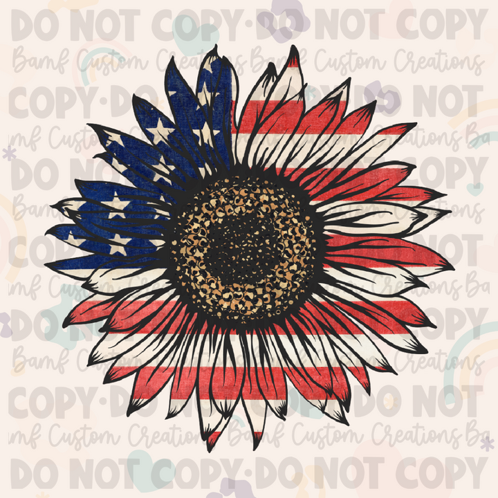 0330 | American Sunflower | Stickercal