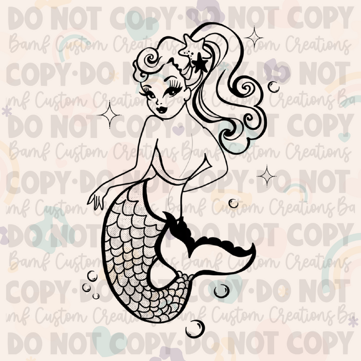 0157 | Mermaid | Stickercal