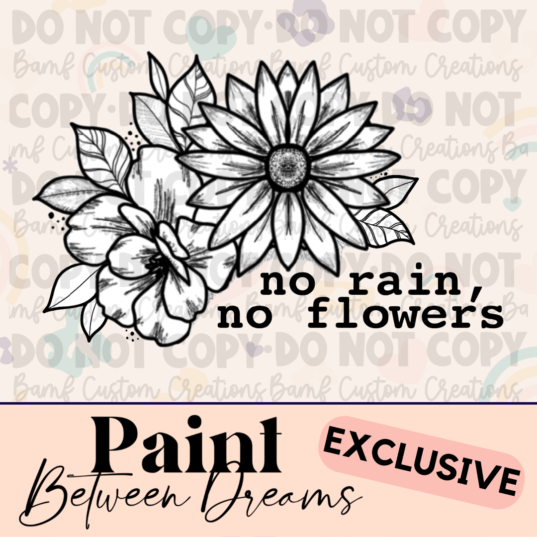 0331 | No Rain, No Flowers | PBD | Stickercal