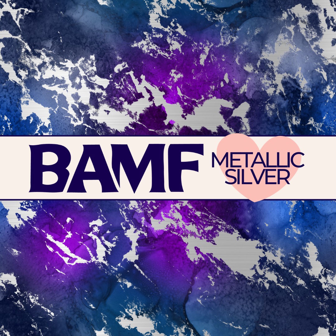 2014MS | Purple Marble Galaxy | Metallic Silver Vinyl