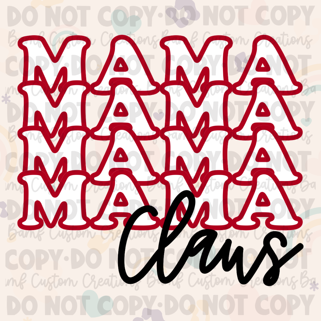 0174 | Mama Claus | Stickercal