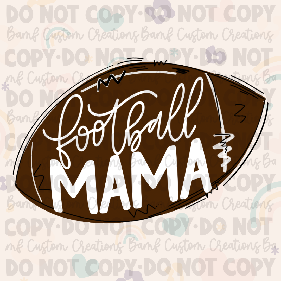 0181 | Football Mama | Stickercal