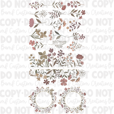 3015 | Wildflowers | Stickercal Sheet