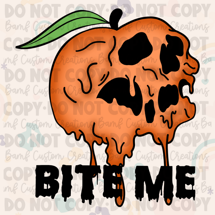0362 | Poison Pumpkin Bite Me | Stickercal
