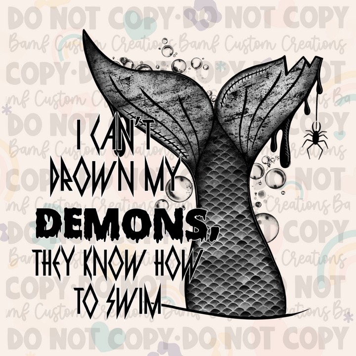 0363 | My Demons Know How to Swim | Stickercal