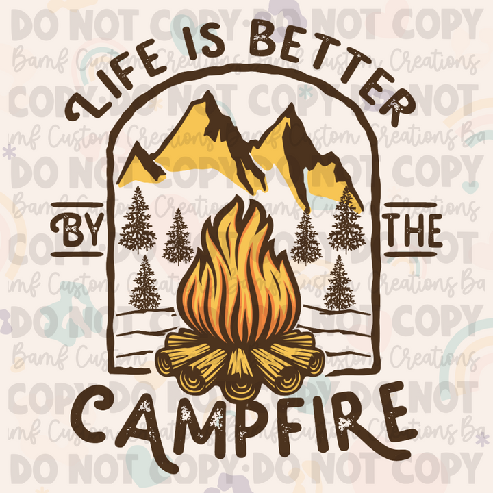 0189 | Life is Better by the Campfire | Stickercal