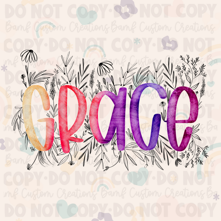 0034 | Grace | Stickercal