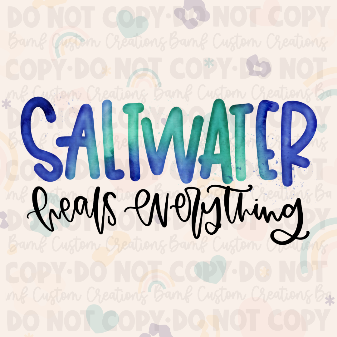 0036 | Saltwater Heals Everything | Stickercal