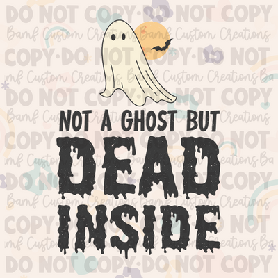 0373 | Not A Ghost but Dead Inside | Stickercal