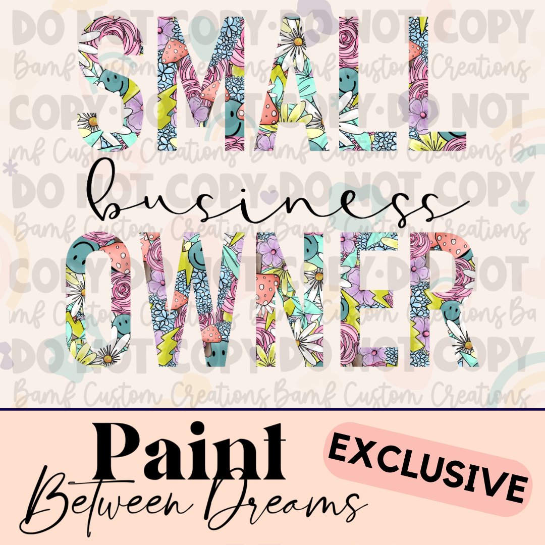 0335 | Electric Floral Small Business Owner | PBD | Stickercal