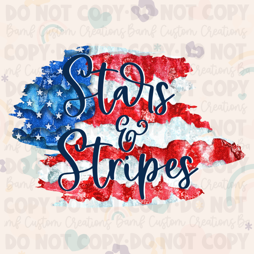 0046 | Stars + Stripes | Stickercal
