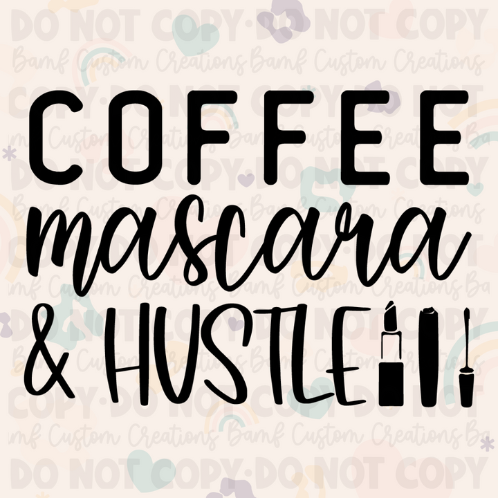 0052 | Coffee Mascara + Hustle | Stickercal