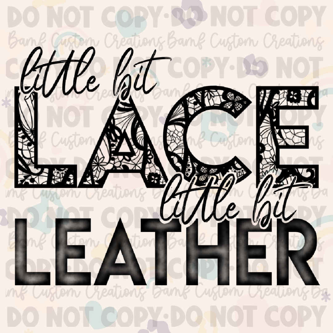 0220 | Little Bit of Leather and Lace | Stickercal