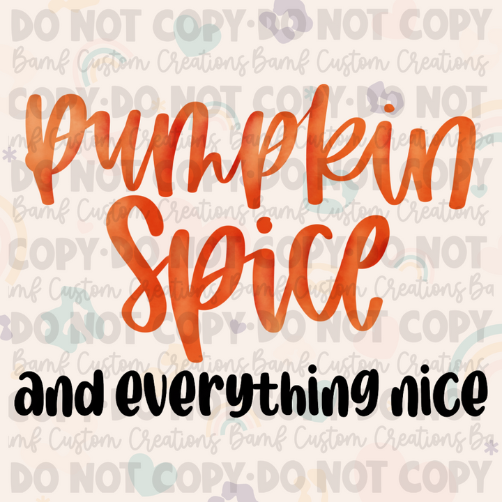 0230 | Pumpkin Spice & Everything Nice | Stickercal
