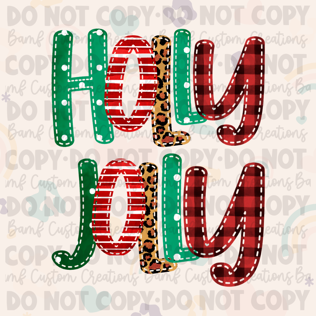 0235 | Holly Jolly | Stickercal