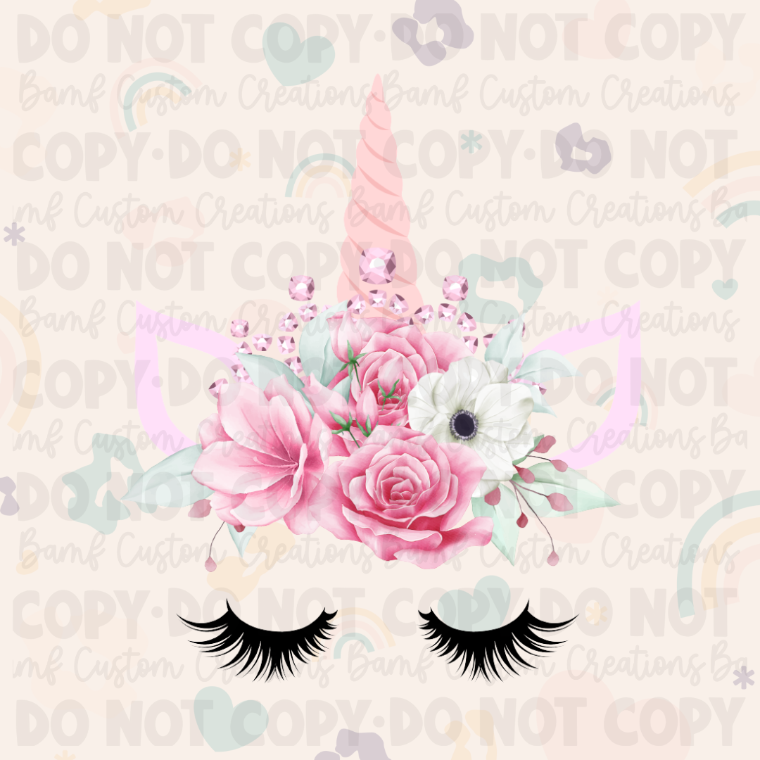 0063 | Flower Unicorn | Stickercal